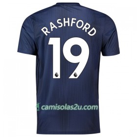 Camisolas de Futebol Manchester United Rashford 19 Equipamento 3ª 2018/19 Manga Curta